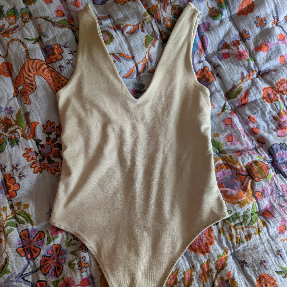 Beige Vuori Halo Bodysuit